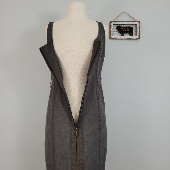 Akris Punto Gray Sleeveless Dress - Picture 2 of 8